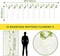 Wisteria Artificial Flowers Garland,10Pcs Total 60ft Silk Fake White Wisteria Flowers Hanging for Home Garden Wedding Arch Party Indoor Outdoor Decor